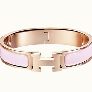 HERMÈS CLIC H BRACELET - Rose gold in Rose Dragée!